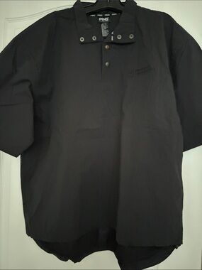 PING Black Short-Sleeve Polo Pullover jacket